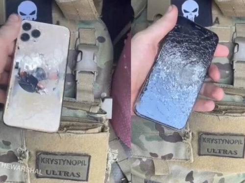 iPhone 擋子彈 烏克蘭士兵保住一命