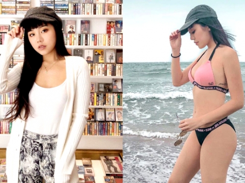 超強Ｓ線！人氣美妝部落客「Renee」光澤秀髮透出魅惑電眼，火辣蜜桃更曬在海岸線！