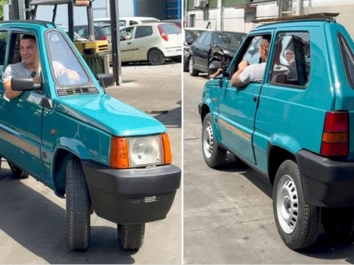 義大利男打造「全球最窄汽車」 車身僅50公分寬如枕頭