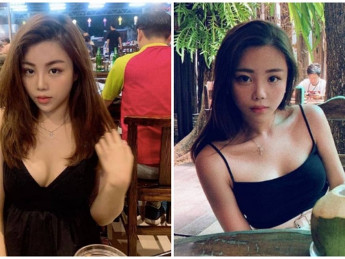捕獲椰子汁的爆乳辣妹，自稱「波霸情人」車頭燈果然很厲害...