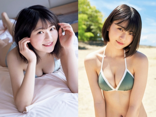 短髮美乳小清新「山田南実」甜美長相配豐滿身材超犯規　飽滿上圍整個呼之欲出
