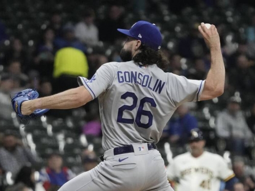 MLB》我問天！道奇守備不幫忙 岡索林6局0責失、悲情挨轟吞敗