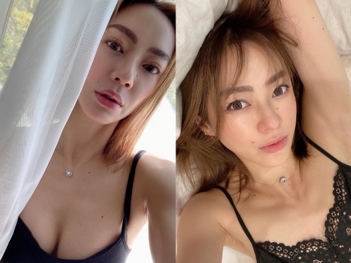 火辣健美女神「松岡李那」魔鬼曲線凹凸有致　性感穿搭外露「蜜桃酥胸」畫面甜美又吸睛