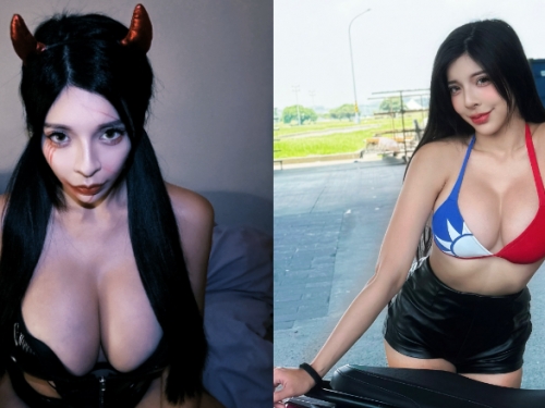 邪魅巨乳小惡魔萬聖節出沒　ω形狀太完美看了都不害怕