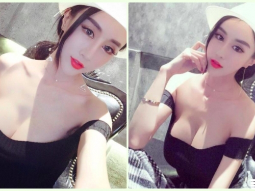 路邊驚見「超胸F奶妹」深夜福利大放送！超銷魂「房間自拍」乳量讓人受不了…