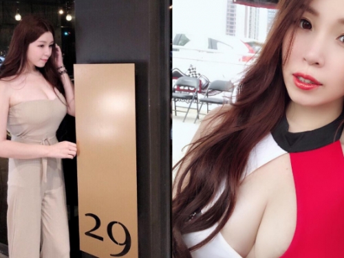 性感正妹「Yo蔡憂憂」不科學曲線太誘人　衣服都快被撐壞了！