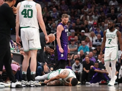 NBA》「埋地雷」讓泰托姆扭傷 沙波尼斯感同身受道歉了