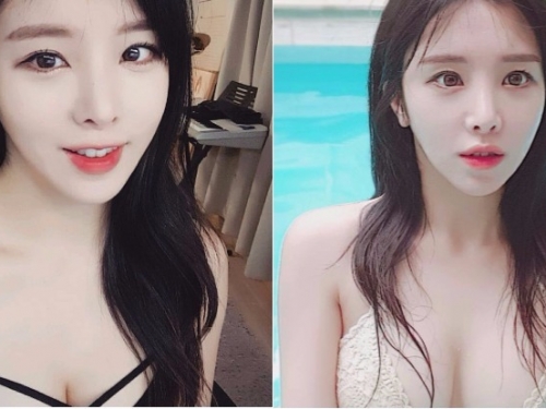 「隱乳系正妹」好會！鏡頭前大玩「濕身秀」嚇傻一票人！網：這等級太兇殘…