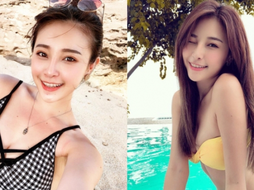 顏值高得不像話！「可熙Serena」水靈媚眼一眨狂漏電，白嫩雪乳獻出美溝有夠銷魂！