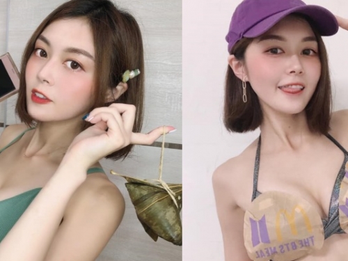 短髮正妹「小玉」自製「防彈背心」！自嘲：今年的創意已用完