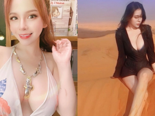 大老鷹都要被夾暈！「巨乳波神」雙峰太兇猛，項鍊卡乳溝光看就窒息！