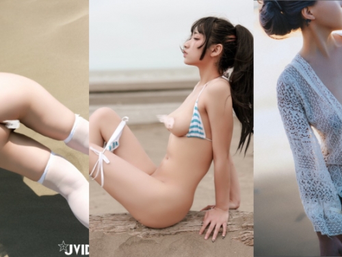 辣個夏天！JVID突襲「私密天體營海灘」，4大正妹裸露掀浪潮！