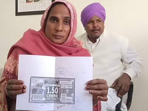 彩券中5200萬頭獎！印度夫妻怕被綁架「全家連滾帶爬逃亡」