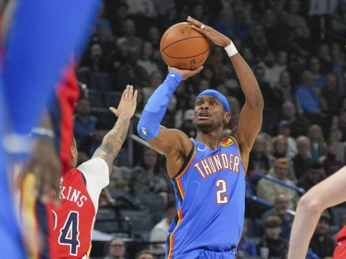 NBA》SGA帶頭轟31分 雷霆下三分雨破隊史賞鵜鶘9連敗