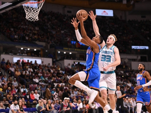 NBA熱身賽》SGA等主力都沒打 威金斯23分率衛冕軍雷霆輕取黃蜂