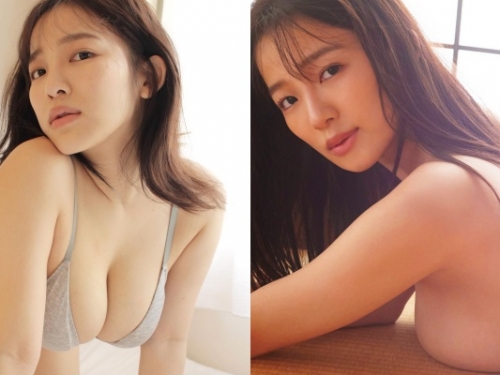 巨乳「天木純」上空全裸寫真曝光！「I 罩杯」乳壓欄杆、緊貼在地辣翻天