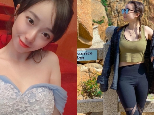 爬山啦！澳門清新正妹「高菁」呼吸新鮮空氣，美乳蠻腰大解放～