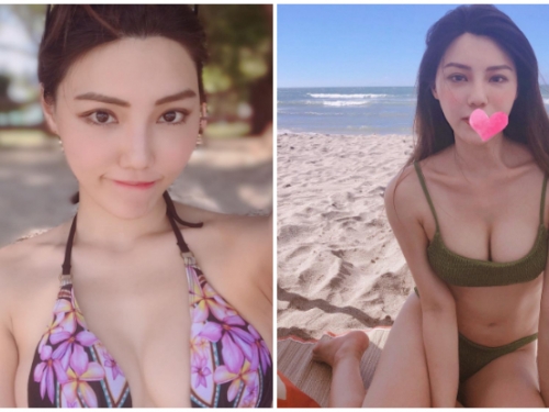 簡單就可以很性感！氣質「爆乳空姐」美到無法無天，穿上基本款比基尼就辣到不行！