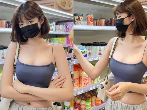 大賣場遇「短髮可愛女孩」甜美笑容真迷人！天菜顏值滿滿魅力