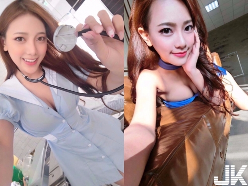 這等護理師也是醉了！美乳正妹「犯規S曲線」超厲害！