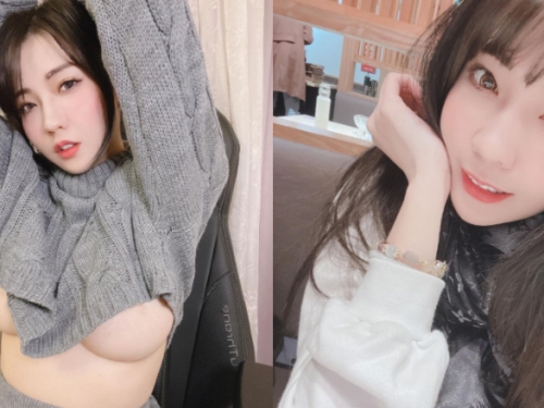 伸懶腰不小心露出來！性感妖精「媛媛」白皙南半球出來見客囉