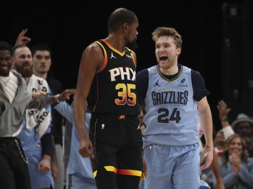 NBA》杜蘭特砍35分但太陽惜敗灰熊 他還與對手噴垃圾話互嗆