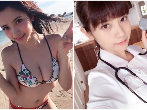 極品小護士「顏值讓人戀愛」，海邊解放「優質好曲線」！