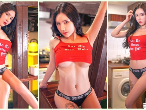 超大膽！極品「白嫩大奶妹」整顆都快炸出來了！可愛的「美乳畫面」真的好害羞啊…