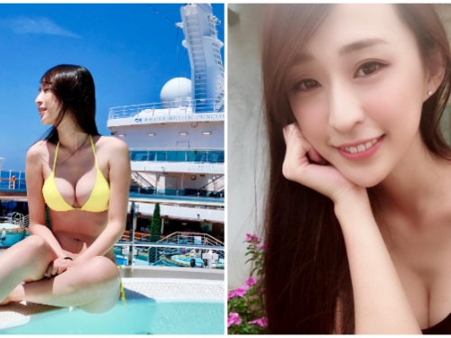 郵輪上最飽滿的風景！氣質「爆乳人妻」胸前渾圓微笑曲線，整船男士都笑了！
