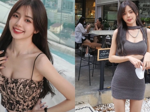 大馬美少女「JW靖汶」笑容超甜美！小洋裝造型秀「白嫩香肩＋修長玉腿」好撩人