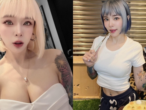 短髮爆乳DJ「紀曉嵐AraSHi」身材曲線太苗條！「深V馬甲線」好迷人！