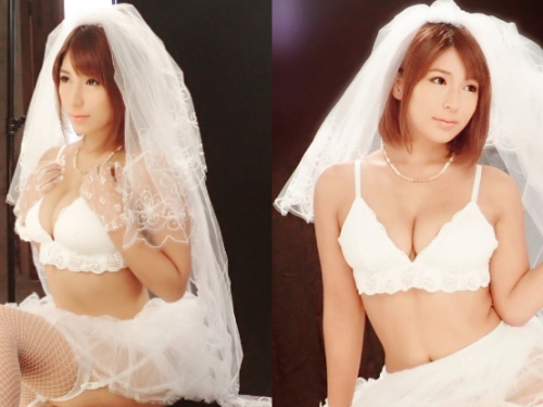 白紗下的美嫩肉體！G cup爆乳新娘「星野娜美」的火辣身材，讓男人們搶著娶回家！