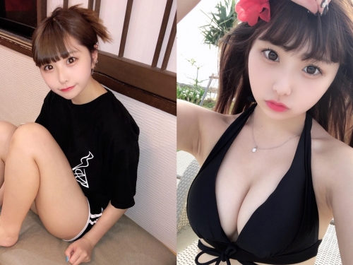 18歲萌萌噠高中妹「五城せのん」妹力無限　衣下驚藏「隱乳線」看來事業做很大