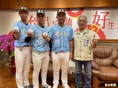 棒球》成軍6年 羅東高工棒球隊首度有球員入選中華職棒選手