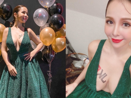 波神陳香菱深V引起「巨乳海嘯」　甜美跳起《Any Song》挖胸衣直接大爆乳！