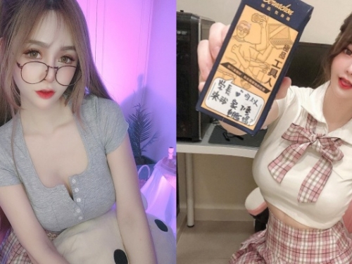 這學妹太犯規！JKF 女郎「蜜莎」紮馬尾甜問：學長可以幫我修電腦嗎？