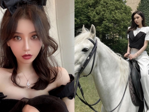 白馬公主4ni？莊園度假的「逆天長腿妹」，前凸後翹好曲線讓網友狂敲碗！