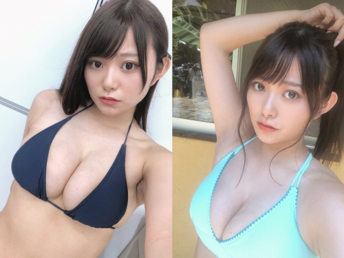 核彈級寫真新人「櫻井木穂」I級神乳大到泳衣包不住　畫面「奶香四溢」一片肉色