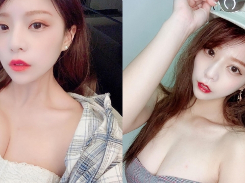 讓你考試多分！正妹「諶多芬」超低胸禮服，白嫩美乳太引遐想！