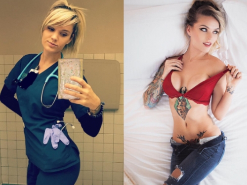 病患福利！「正妹護理師」私下超豪放　脫制服「撩慾火」該上演SOD啦