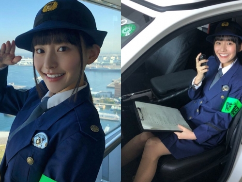 激似新垣結衣！日本「正妹女警」笑容燦爛甜美，制服下偷藏「犯規肉球」！