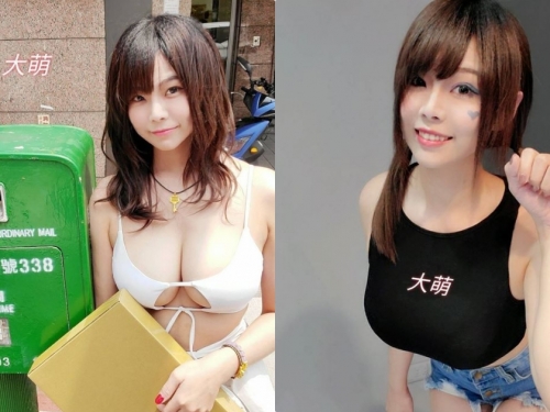 正妹「大萌妹子」爆乳親送寫真，「火辣I罩杯」上路太吸睛！
