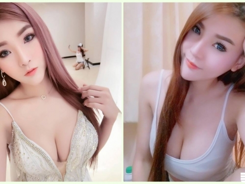 火辣辣！超性感「白皙大奶妹」爆乳身材一級棒！極緻誘惑的「大肉包」讓人受不了…