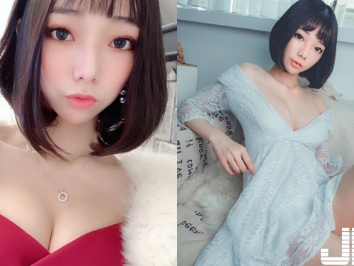 42公斤超級嫩乳小隻馬「啾啾」，童顏外表加上「不科學上圍」豐滿到溢出內衣啦...