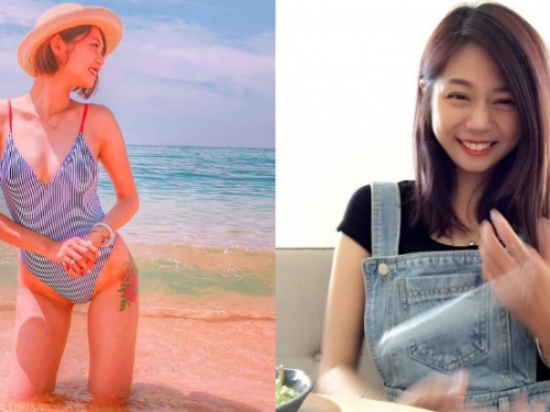 快來罐啤酒降火！海尼根「火辣女業務」高衩深V泳衣展現長腿與美乳！