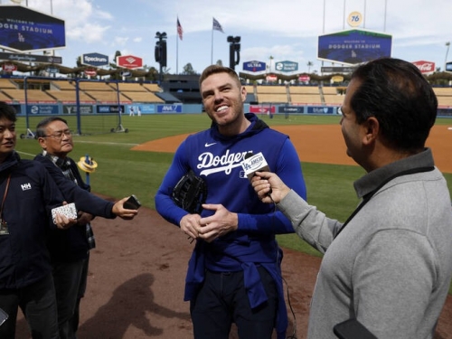 MLB》道奇好消息！ 中止3連敗、浴室滑倒受傷的佛里曼準備回歸