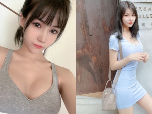 笑容甜美的「素人美乳正妹」！瓜子小臉＋迷人大眼電暈網友，超有料曲線也很不簡單！