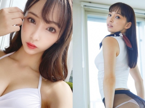 用「蜜汁翹臀」席捲寫真界！22 歲「鶴卷星奈」新寫真曝光！邪惡視角電暈網友