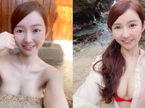 甜美護理師「Siao小」泡湯秀火辣身材　若隱若現讓病患把持不住
