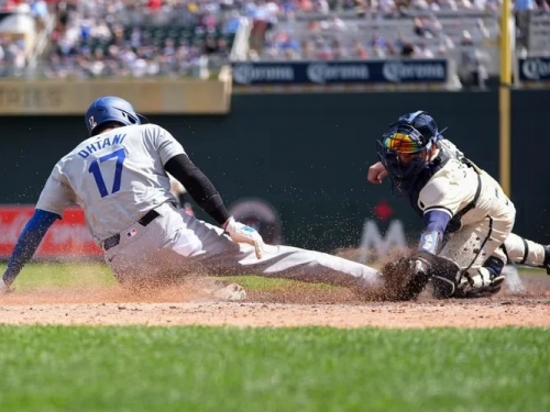 MLB》大谷翔平超狂跑壘遇到對手超狂傳球！在本壘前被觸殺　道奇1分飲恨